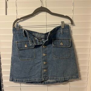 American Eagle Outfitters Blue Denim Mini Skirt